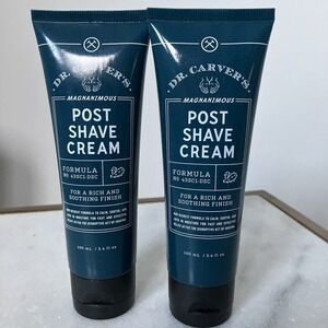 2 Pack Dr. Carver's Magnanimous Post Shave Soothing Hydrate Cream 3.5 oz/100 g